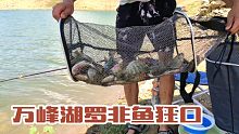 野钓万峰湖，美景配上这鱼获，对得起野钓天堂这个称号！