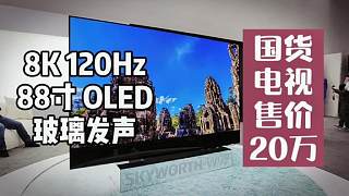 国货88寸8K OLED电视卖到20W一台啦！#热门推荐 #智能家居