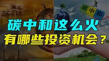 中国“碳中和”大主题如此鸿篇巨制，有哪些投资方向必须了解？