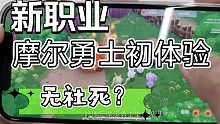 摩尔庄园新职业勇士玩法体验介绍＋苹果店社死实录！