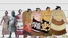 日本相扑里的巨人