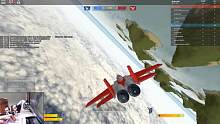 roblox“战斗机模拟器”波波仔解说：我的开飞机技术天旋地转！