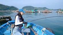 今天出发海钓，坐着小船体验钓鱼的快感
