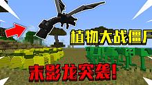 我的世界 植物大战僵尸PVZ4！末影龙大战植物！？