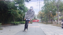鬼步飘起来才厉害，街头秀一段飘步