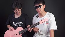 全球首款智能吉他评测 ！恩雅 Nova Go粉嫩猛男色