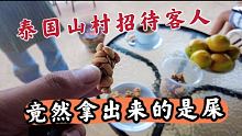 泰国山村招待客人，竟然拿出来的是屎，我居然还尝了