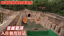 黑尔兄弟别的本事没有，挖坑建房一绝，5天时间挖凿出奢华土洋房