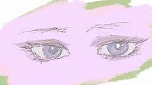 【画风尝试】睫毛画太长了（）