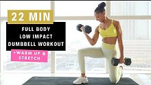 LOW IMPACT FULL BODY WORKOUT with Dumbbells | New 