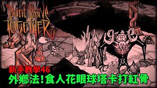 【別挨餓】外鄉(xiāng)法！食人花眼球塔卡打紅骨！(手殘黨福利(? 新手教學(xué)46【Don't Starve T
