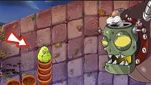 Plants vs. Zombies: Squash standing on the flowerp