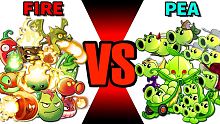 Team FIRE vs PEA? - Which Team Plant Will Win? - P