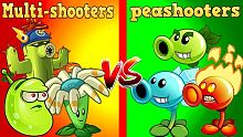 Team PEA vs Team MULTI - Who Will Win? - PvZ 2 Pla