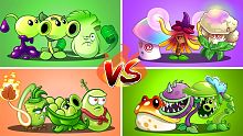 4 Team Plants Vs 4 Team Zombies - Which Team Plant