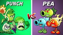 Team PUNCH vs PEA - Which Team Plant's Best? - PvZ