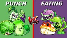 Team PUNCH vs EAT - Who Will Win? - PvZ 2 New Upda