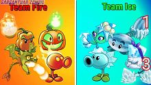Team FIRE vs ICE Team Plant PvZ 2 - Which Team Pla