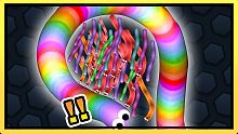 【貪吃蛇】困住小蛇讓他們出不去!! ｜ slither.io