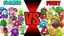 Team FRUIT vs FLOWER - Who Will Win? - PvZ 2 Plant