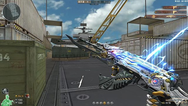 cf奥摩单挑枪王 普通ak爆头戒网瘾 一分都不给你