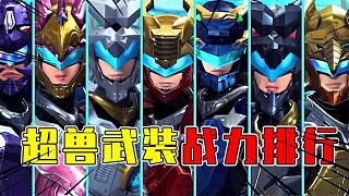 超獸武裝戰(zhàn)力排行：冥王手下四大護(hù)法全部上榜！