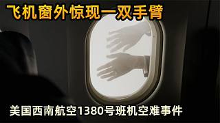 一架客机正在高空飞行，飞机窗外忽然出现一双人类手臂，纪录片