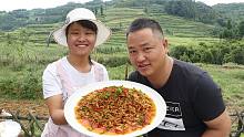 妹夫想吃凉拌麻辣肉丝，大舅哥亲自下厨，配上米饭吃太爽了
