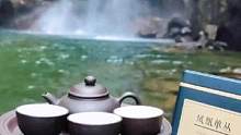为什去户外一定要带上茶具，因为你们不知道在风景很美的地方喝茶是多么惬意！#户外 #瀑布 #行走山水间