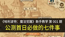 【冰冷解说】公测首日必做的7件事（哈利波特：魔法觉醒）