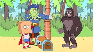 方块人小英雄10 海岛上遇到大猩猩打劫