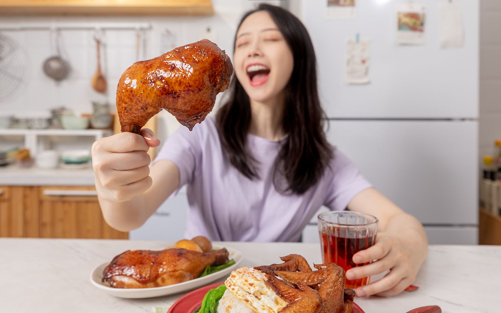 肉嫩爆汁，第一口就跪了！这只卤鸡腿居然比炸鸡还好吃！！