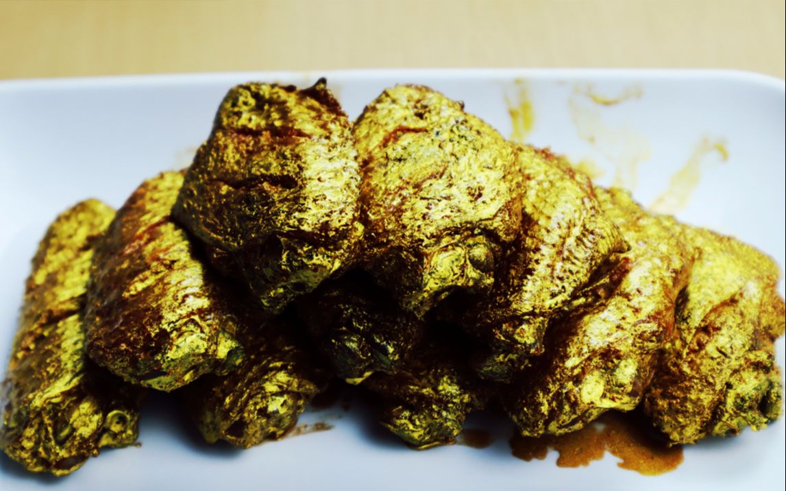 【野厨】$1000美元的黄金鸡翅？不存在的 给我50块钱 我给你做