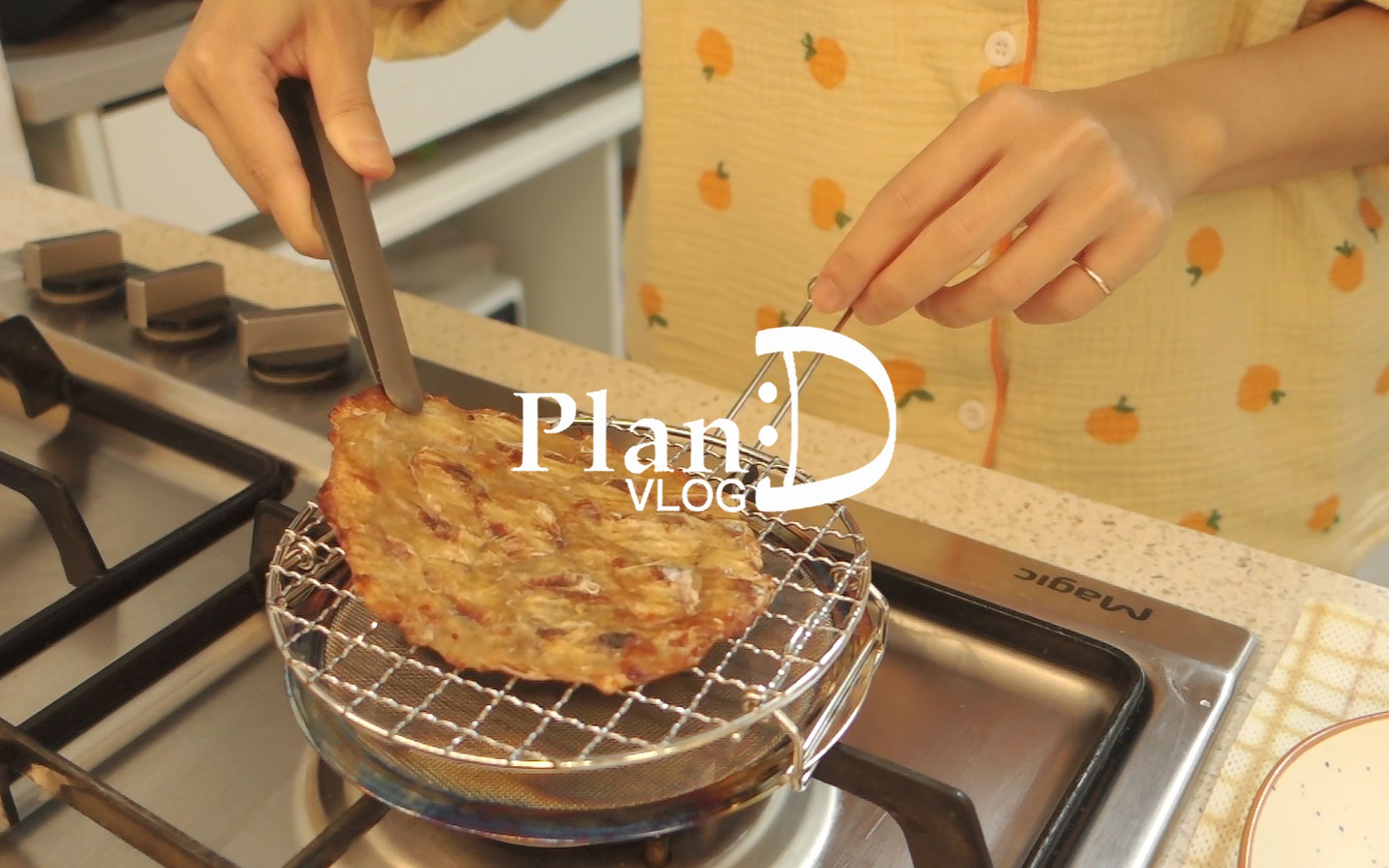 PlanD VLOG│烤鱼片、逛市场、做家常饭│在治愈空间休息的独居日常