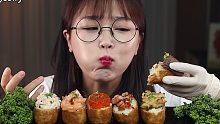 Aejeong吃播系列：今天吃油豆腐寿司