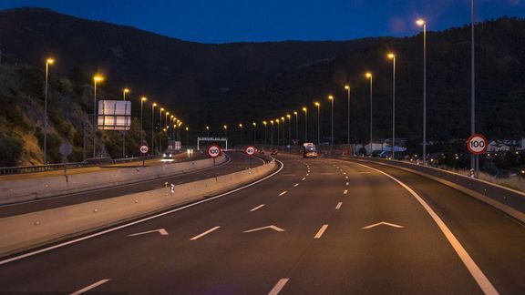 高速公路照片夜景图片