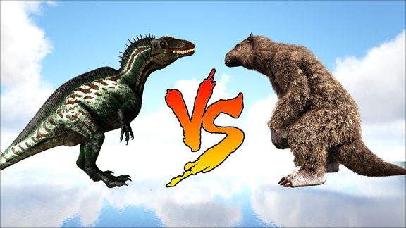 方舟恐龙大战560 两BOSS决斗，团战和1V1两种结果