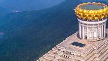 兜率天宫总花费将近20亿，打造出西游记里的天宫，耗时8年。西有布达拉，东有兜率天宫！#航怕 #风景