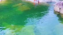 #深圳 #惠州 油罗岭水质太干净了，莲花山脉白盆珠旁清澈的碧潭，答应我，一定要带喜欢的人去！#旅行推