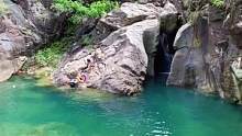 惠东白马河水质环境最佳清潭，藏在连心谷爱心潭上游两百米处，不愧是广东避暑圣地太美了！#旅行大玩家 #