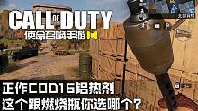 正作COD16铝热剂·这个跟燃烧瓶你选哪个？使命召唤手游新内容试玩!