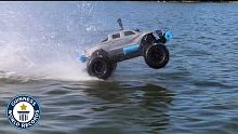 RC Car drives on WATER for Guinness World Records 
