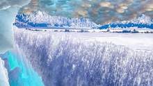 赛里木湖每年四月至五月是融冰期，清澈的湖水结冰后在阳光照射下发出诱惑人的蓝宝石一样的光。#风景  #