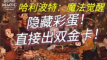 【哈利波特魔法觉醒】隐藏彩蛋领五抽！双金卡直接抽出来！（滑稽保命）