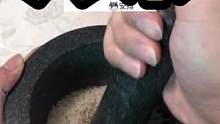 呀呀，石臼锤个大米！#解压