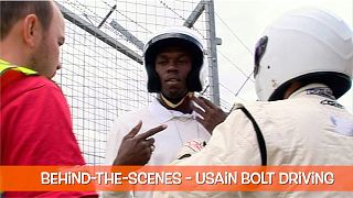 Behind- the-scenes - Usain Bolt driving