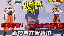 我的世界龙珠生存#21：开启自在极意功模式！自攻自防超强战斗力