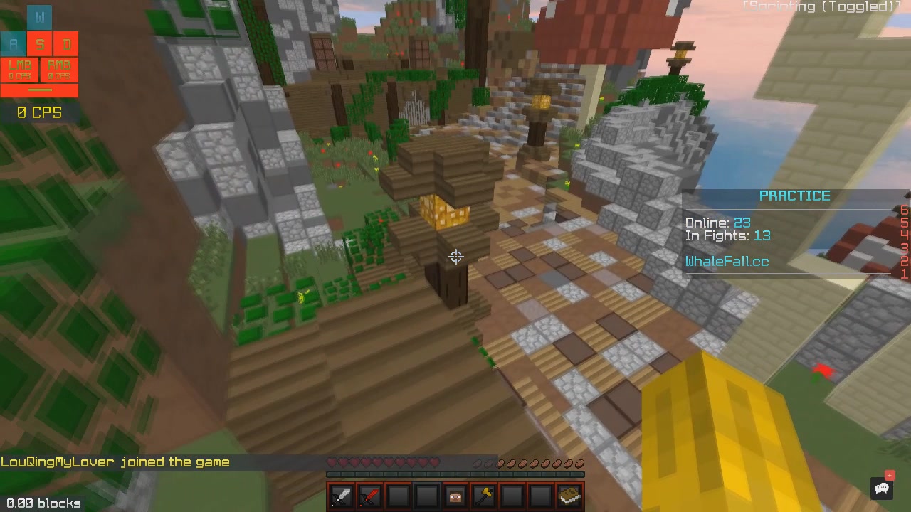 我的世界国服PVP（舒服的动态模糊+鼠标键盘声）