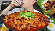 【GARMA】吃播 辣味豆芽八爪鱼&烤牛肠