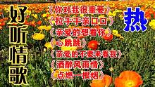 最热门的情歌《你对我很重要》《拉手手亲口口》《想着你亲爱的》